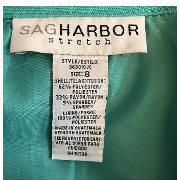 Sag Harbor Stretch Career Casual Work Blazer 8 - Picture 7 of 8